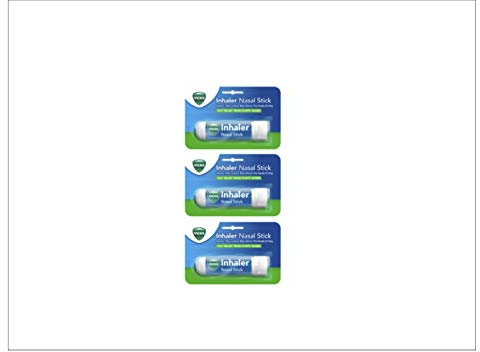 3 x Vicks Inhaler Nasal Stick 0.5ml