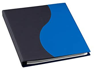 Visitenkartenbuch im Format DIN A4 inklusive Register für 400 Karten, VE 1 Stück