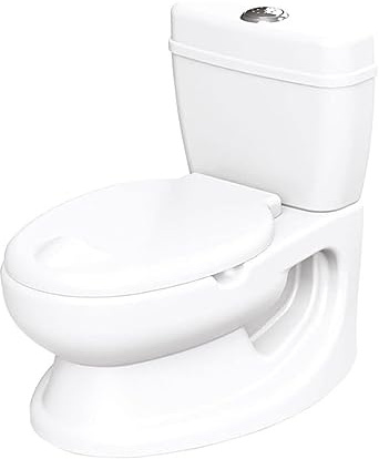 DOLU Toddler Infant Educational Potty Aid Toy - Realistic Design with Retractable Toilet Roll Holder, Storage Compartment - Suitable for Ages 18 Months and Up