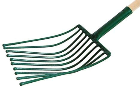 AGROHIT Kartoffelgabel Gabel Kartoffel Drahtgabel 10 Zinken mit T Stiel