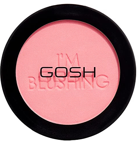 GOSH I’m Blushing Rouge Puder I Powder Blush für betonte Wangen I leichte, seidige Formel I mattierendes Puder für natürliche Make-up Looks I geeignet für alle Hauttypen I 100% Vegan I 002 Amour