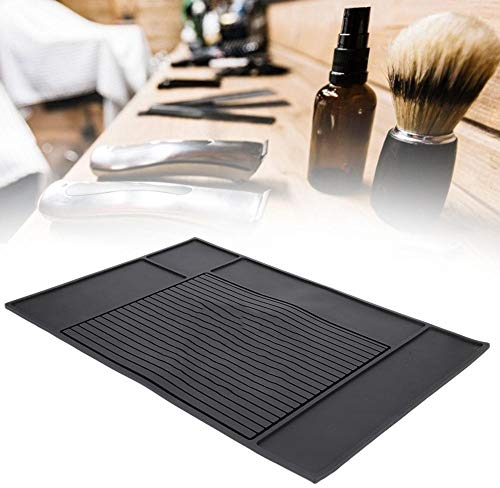 30x45cm Tapis Antidérapant Mat, Outil de Coiffure Organisateur pour Clippers Mat Évier, Station de Salon de Beauté