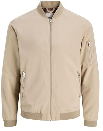 JACK & JONES Herren JJERUSH Bomber NOOS 12165203,Crockery,XXL
