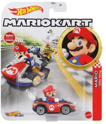 Hot Wheels Mario Kart – Fahrzeug / Auto aus Metall – Mario Wild Wing – Neuheit 2021 – Neu