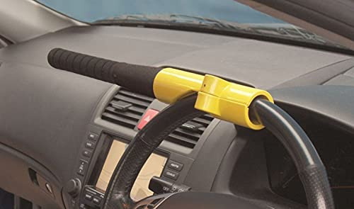 Steering Wheel Lock To Fit Peugeot 208 Baseball Bat Style Compact Visible