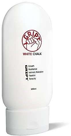 GRIPT Liquid Chalk Hand Grip Gym Pole Dance Weightlifting Rock Climbing Bouldering Gymnastics Crossfit Mess Less Sweat Resistant Long Lasting Professional Gel Chalk 100ml