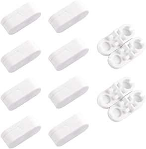 Pack Of 10 Replacement Vertical Roman Roller Blind Ball Chain Cord Connector Clips