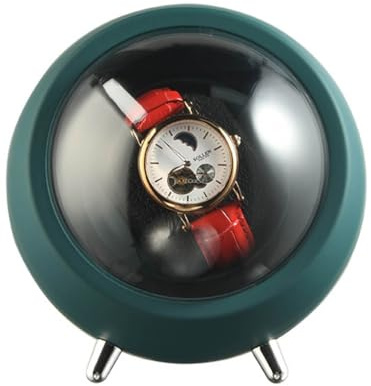 Ranuw Scatola per orologi meccanici a carica automatica singola automatica a prova di polvere Shaker Watch Turner Custodia in plastica a carica automatica Scatola per orologi meccanici