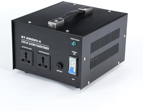Power transformer, 220V to 110V step-up transformer, 110v to 220v voltage converter, ready to use, multiple protection mechanisms, 500w,2000w