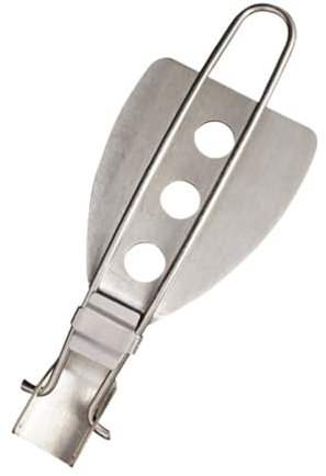 PRETYZOOM Faltbarer Edelstahl-spachtel Kochschaufel Essschaufel Küchenspatel Für Braten Steak Pizza Camping Outdoor Reisen Angel Zubehör Kochwerkzeug