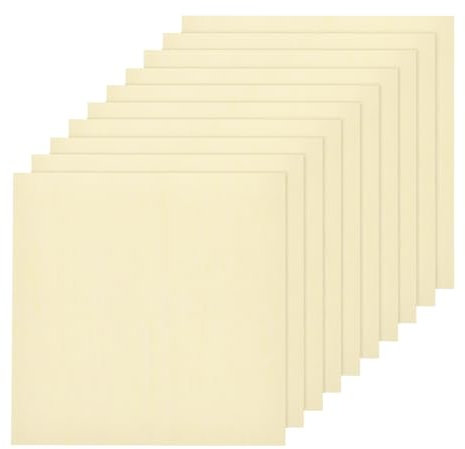 QUARKZMAN Plaque de Tilleul 3,9 x 3,9 x 0,06 Pouces, Planches en Bois Brut Contreplaqué pour L'Artisanat Et la Découpe Au Laser avec Des Surfaces Lisses, Lot de 20