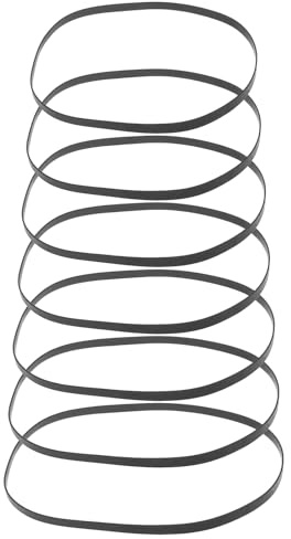 LT Easiyl 100 Stück 4 mm Breite Recorder-Gummiriemen 40–135 mm Mix Flach Kassettenband Maschinenriemen Reparatur Sortierter Riemen für Recorder Walkman Repeater DVD-Laufwerk