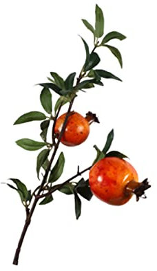 ORFOFE 2stücke Künstliche Pomegranate Bouquet Orange Balausta Design Dekoration Für Zuhause Und Hochzeiten Pflegeleicht Und Zeitersparnis Gefertigt