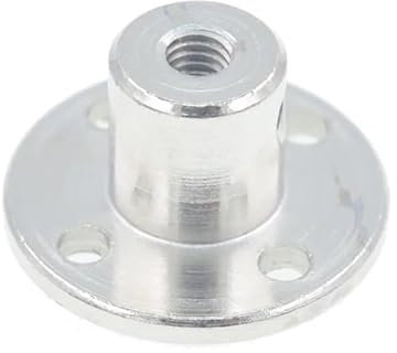 LTRAJUYNH 1Pc Rigid Flange Coupling M3 M4 Flange Nut electronic starter Guide Shaft Coupler Flange electronic starter Connector Screw Coupling electronic starter Coupling Rigid(M 4)
