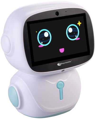 Playtastic KI Spielzeug: KI-Roboter für Kinder mit ChatGPT, 7-Touchdisplay, Mikrofon, WLAN (Kinderroboter, Sprechender Roboter für Kinder)