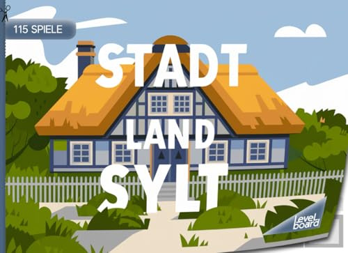 Stadt, Land, Sylt - 115 Spiele: Stadt, Land, Fluss Sylt - Spielblock für Sylter | Souvenir - Quiz Spiel Sylt