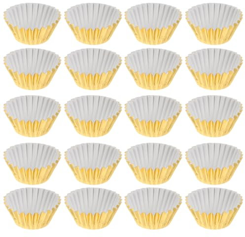 FUNNETOYU 500pezzi Pirottini Per Cupcake Fodere Per Muffin Resistenti e Eleganti Per Decorazioni e Feste Casa Confezione
