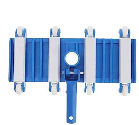 Gvblkq Hot Spring Maintenance Tool with Wheel, Flexible Swimming Pool Vacuum Head with Wheels, Ideal for Home and Outdoors, Net weight: 905g Durabled and Long-lasting