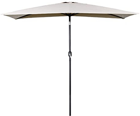 SBCGFY Parasol d'extérieur Demi-Parasol, Parasol de Balcon Mural, Parasol de Cour rectangulaire latéral, Parasol de terrasse de Jardin(B)