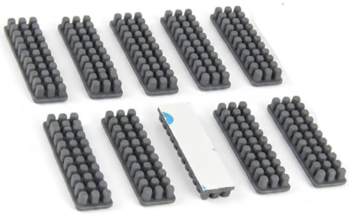 NiceNaiils 10 Stück Zubehör für Bambu Lab A1, Silikon Düsenreinigungsbürste für 3D Drucker, Hitzebeständige Reinigungspads für Hotend & Nozzle, Ersatzteile für Filament-Rückstände, Langlebig