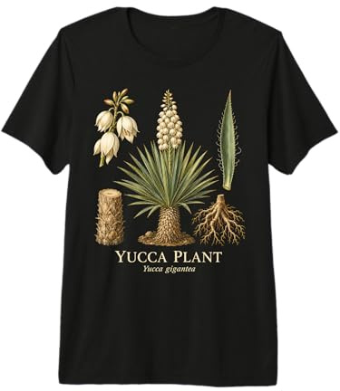 Yucca Plant Yucca Gigantea Desert Flower Plant Study Premium T-Shirt