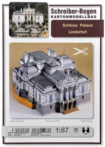 AUE-Verlag 36 x 31 x 22 cm Modellbausatz Linderhof Palast