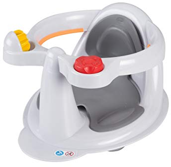 Tigex Anneau de Bain Bébé | Collexion Anatomy | Gris Perle | 6-12 mois