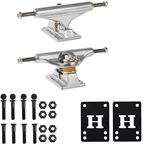 INDEPENDENT Skateboard Trucks Std Stage 11 139 Raw(8.0) + Risers & Hardware Kit