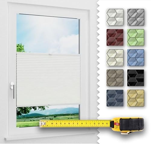 LYSEL Wabenplissee Home zum Schrauben in der Glasleiste nach Maß aus Deutscher Fertigung