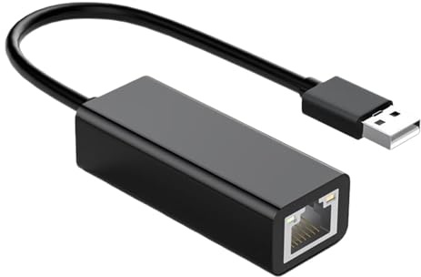Adaptateur Ethernet USB - Adaptateur de Fil Gigabit LAN sans Pilote, réseau Portable Haut débit 1 Gbit/s | Conception en Aluminium Durable et Durable, Adaptateur Ethernet USB Pro et Autres a