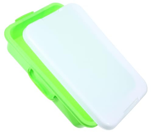 BESTonZON Caja De Arena con Asa Bandeja De Plástico Ideal para Exteriores y Juguetes