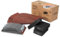 KENDO Schleifpapier Set 84-teilig, 93x230mm inkl. 1 x Handschleifklotz & 3 x Schleifschwämme. Körnungen jeweils 10x P40/60/80/120/180/240/320/400. Ideal für Holz, Metall, Trockenbau