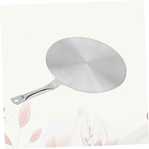 Ipetboom 1 pièce Plaque de Conversion Thermique Acier Inoxydable pour Cuisinière à Induction Disque Adaptateur de Cuisson Compatible avec Cuisinières à Gaz et Électriques Diffusion de
