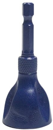 LOVIVER Herramienta de desbarbado y chaflán para reparación de pernos dañados, herramienta de roscado cómoda, resistente al desgaste, eliminación profesional, Azul