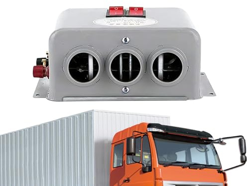 Byuexhp Chauffage de Voiture et Camping - Appareil de Chauffage Rapide avec Ventilateur Compact - d'air Automobile - pour Véhicules Camions Camping-Cars Garages Intérieurs Bureaux Tentes