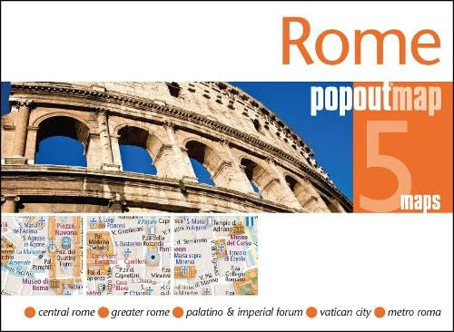 Rome PopOut Map, 2 maps (Popout Maps)