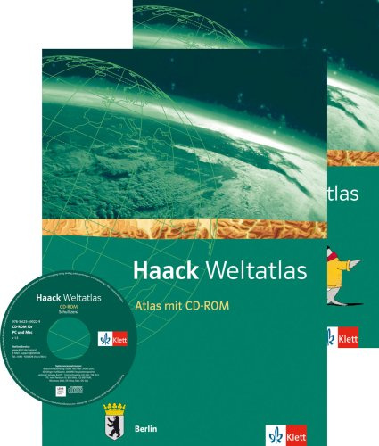 Haack Weltatlas. Ausgabe Berlin Sekundarstufe I: Atlas mit CD-ROM und Arbeitsheft Kartenlesen Klasse 5-10: Sekundarstufe I. Ausgezeichnet mit dem IF Communication Design Award 2008