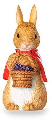 Anniversary House Official The World of Peter Rabbit™ Flopsy Bunny Resin Keepsake Cake Topper 2.8 x 6.3cm, Birthday, Baby Shower Decorations, Christening, Luxury Boxed, Giftable, BU313, Beatrix Potter