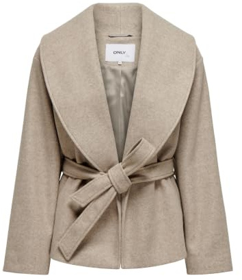ONLY Onlaugusta Life - Cappotto corto da donna OTW Noos, Fungi/dettaglio: melange, S