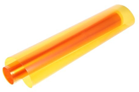 NOLITOY Scheinwerfertönungsfolie Selbstklebend Getönte Vinylfolie Für Scheinwerfer Orange Farbe Mit Hoher Lichtdurchlässigkeit Wasserfest Und Kratzfest