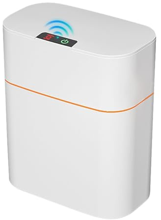 Bote de Basura con Sensor de Movimiento para baño, Bote de Basura para baño Inteligente sin Contacto | Cubo de basura de con tapa,Contenedor de basura inteligente, contenedor inteligente para coc