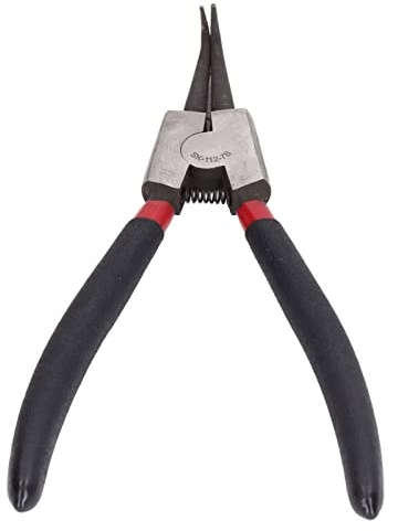 Alicates para Anillos de Seguridad 7 Pulgadas, Mandíbulas Externas Curvadas, Herramienta Manual para Instalación y Extracción - Diseño Ergonómico Antideslizante, Material Durader