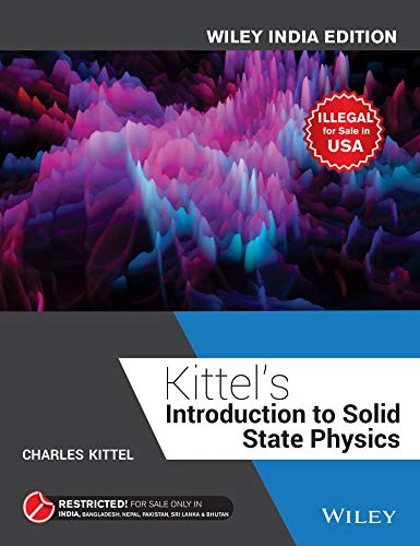 Wiley Kittels Introduction To Solid State Physics