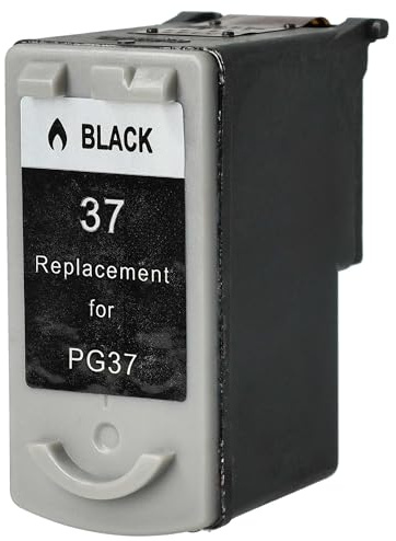 vhbw Tintenpatrone Schwarz kompatibel mit Canon Pixma ip1800, ip2500, mp190, mp210, mp220, ip2600, mp140, mp470 Drucker (wiederaufgefüllt, 12ml)