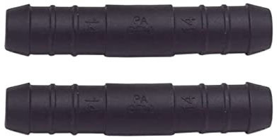 2x 14mm 9/16 Straight In-Line Hose Tube Pipe Connector Joiner Air Fuel Water - FREE FIRST CLASS UK POSTAGE!