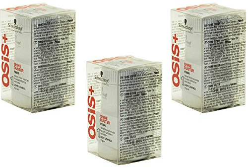 3x OSIS+ Shine Duster Finish Glanz Powder - sanfter Halt - 15g