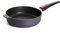 Woll Diamond Lite Hochrandpfanne - Induktiv -, Ø 24 cm, 7 cm hoch, mit abnehmbarem Stiel - Geeignet für alle Herdarten, Aluminiumguss, Antihaft-Versiegelung, backofenfest, anthrazit