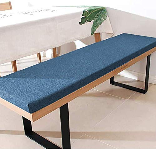 Yinn Dickes Schaumstoff-Bankkissen, 5 cm dick, Bank-Auflage, waschbar, für Innen- und Außenbereich, Möbel-Sitzkissen für Küchenbank/Holz, Rattan, Metallbank/Schaukel