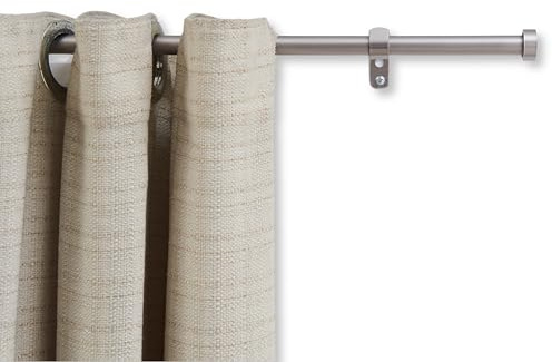 ACAZA Ausziehbare Gardinenstange - Verstellbare Vorhangstange - Stange von 125-240 cm - Silber