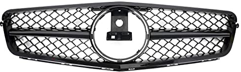 Artudatech Auto Kühlergrill AMG Front Bumper Grille für Benz C-Class W204 C300 C350 2008-2014